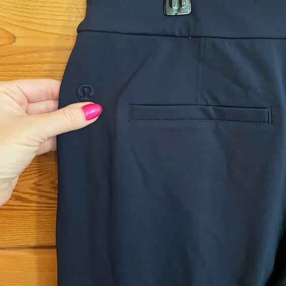 Lululemon Luxtreme Mid-Rise Straight-Leg Trouser - Navy - Medium - Picture 7 of 9